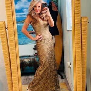 🔥Rimini by Shaw,Exquisite Sequined Stunner,Gorgeous Piece!Zip-Back,Lined,Size 4